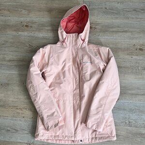 Columbia Whirlibird Interchange 3-in-1 Jacket with Omni Heat Peach Pink XS/Ski
